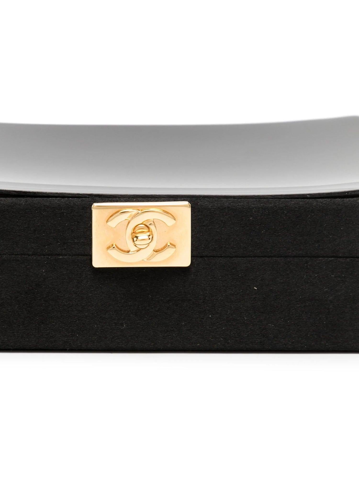 da uomo o donna Chanel Vanity Case Nero in vendita