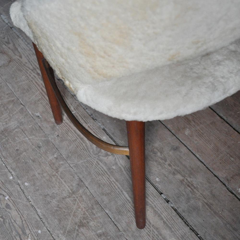 Danish Vanity Chair by Frode Holm, Denmark, 1950s