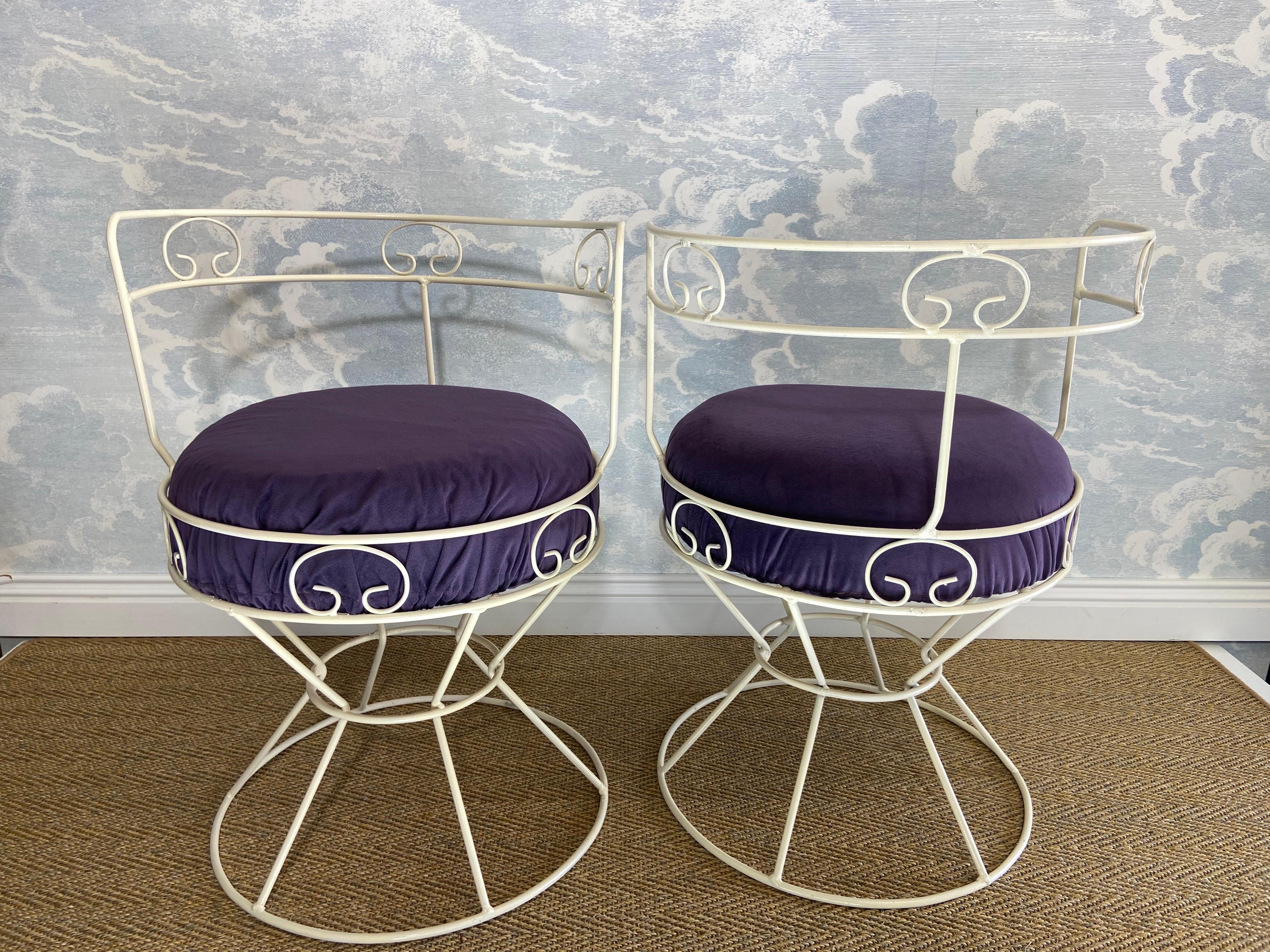 Vanity Chairs, France 1960s, Mid-Century Modern In Good Condition For Sale In Cork, IE