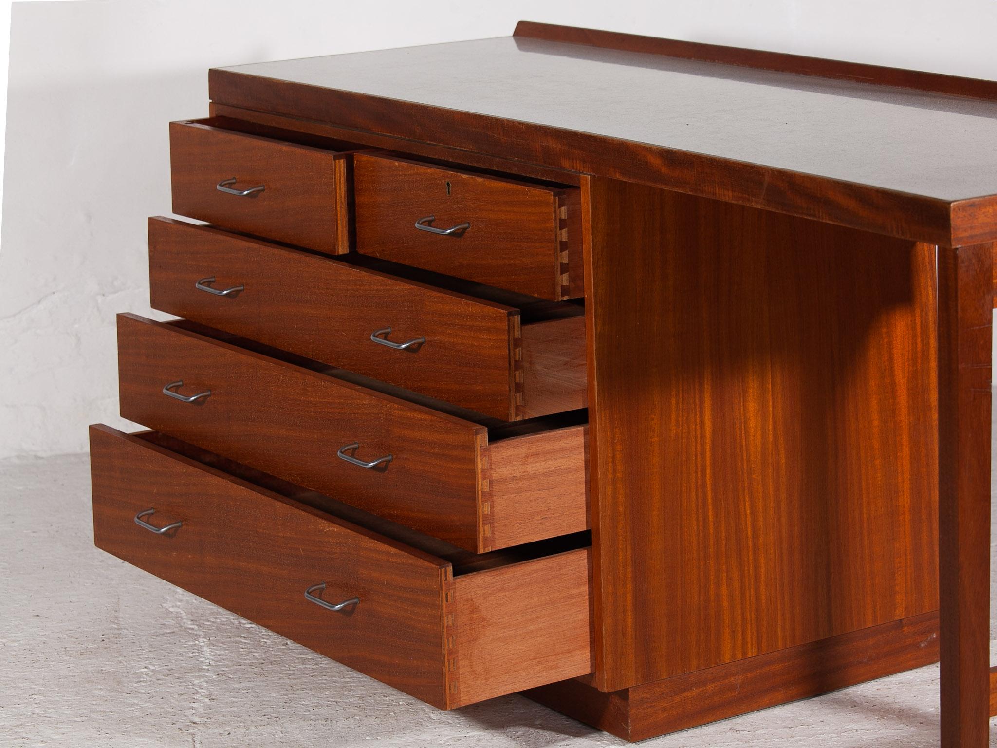 Late 20th Century Vanity Chest of Drawers, Sideboard & Mirror Mid-Century Modern by Frank Guille