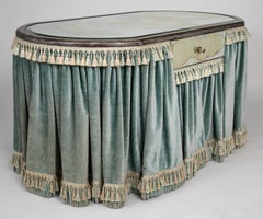 Vanity Dressing Table with Velvet Skirt