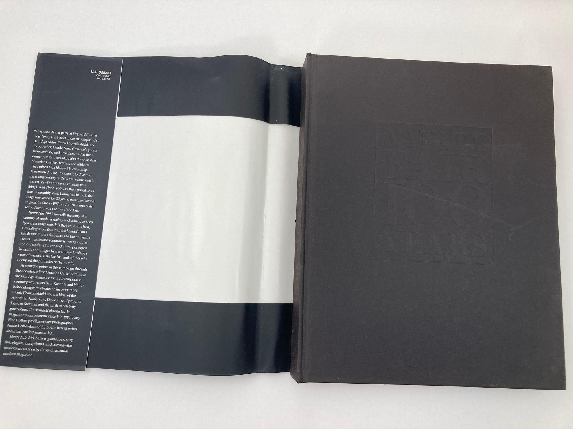 Vanity Fair 100 Years From the Jazz Age to Our Age 2013 Großes Hardcoverbuch (21. Jahrhundert und zeitgenössisch) im Angebot