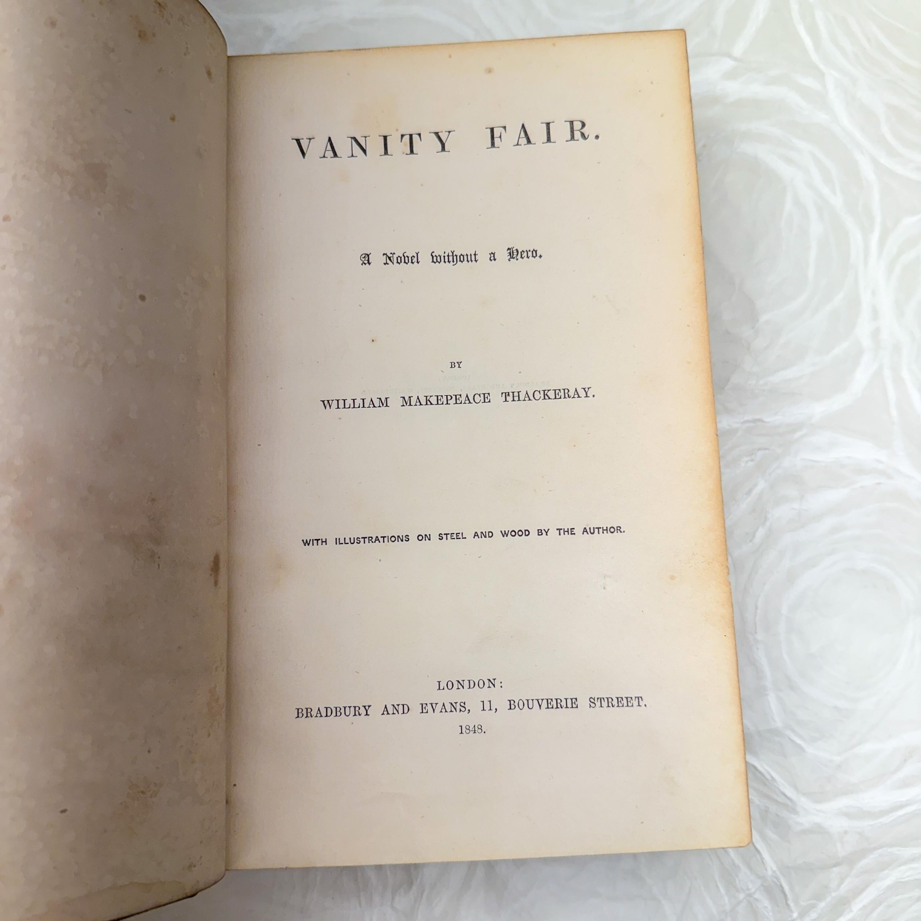 Paper Vanity Fair 1st Edition, U.K. For Sale