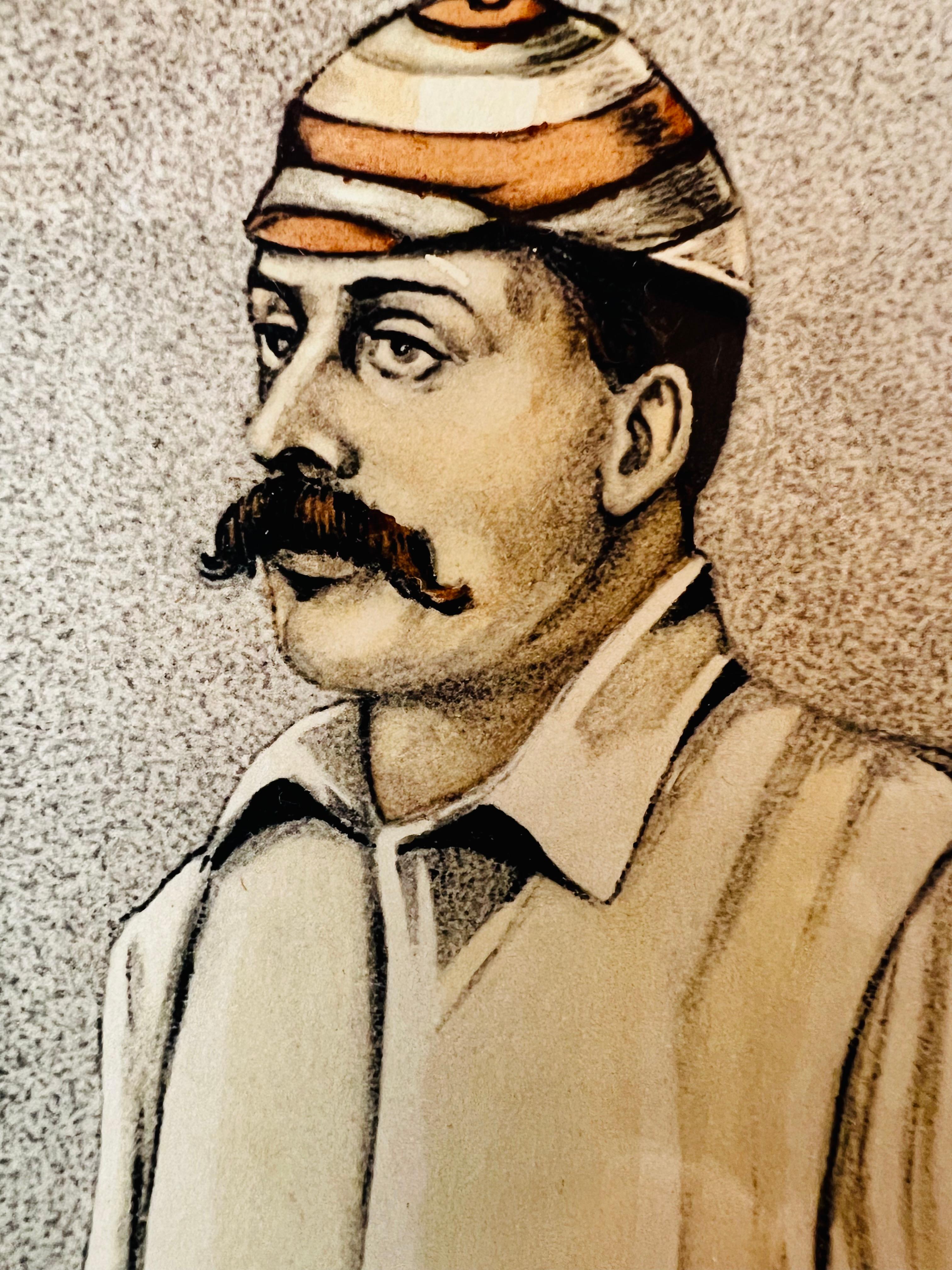 Vanity Fair A Big Hitter Men of the Day #543 Andrew E. Stoddart, Juli 09, 1892 (Britisch) im Angebot