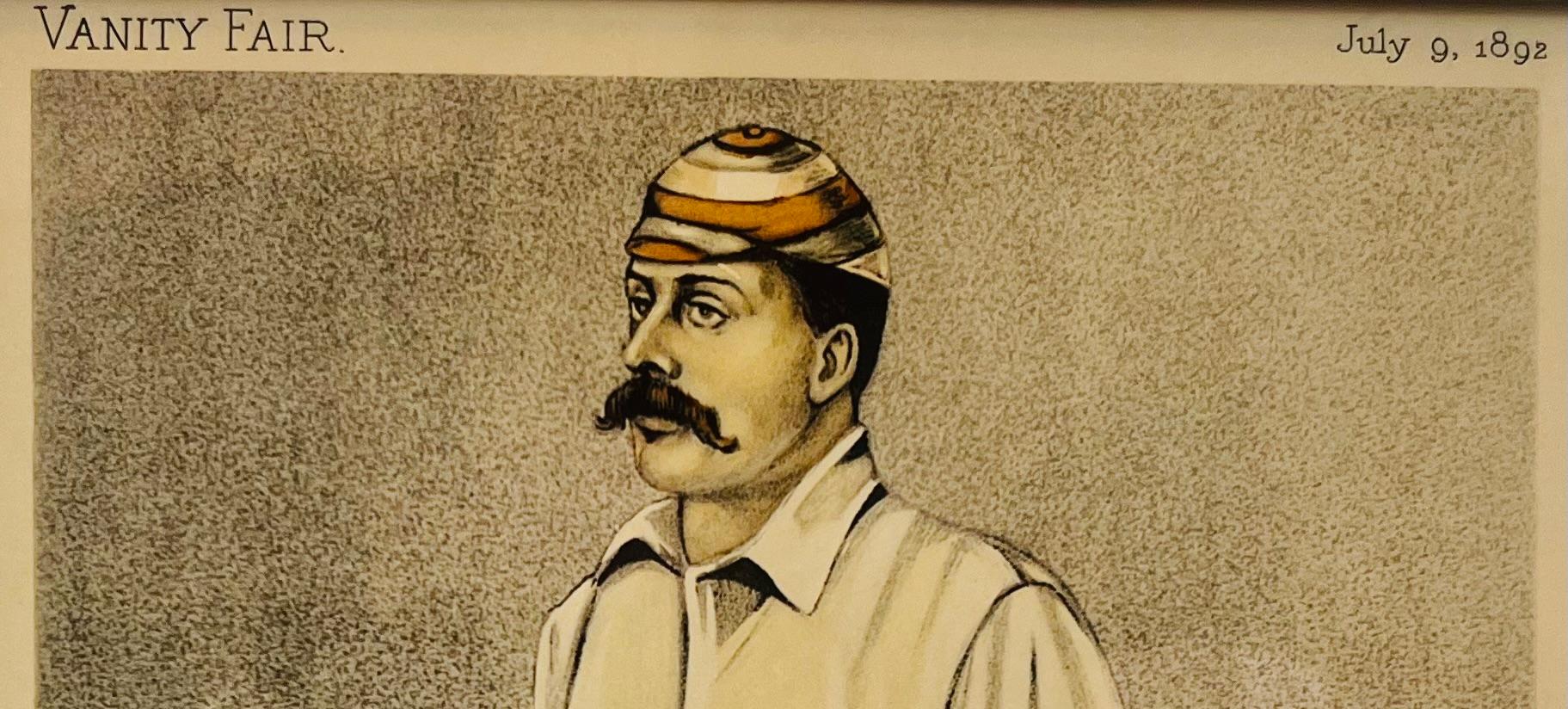 Vanity Fair A Big Hitter Men of the Day #543 Andrew E. Stoddart, Juli 09, 1892 (Spätes 19. Jahrhundert) im Angebot