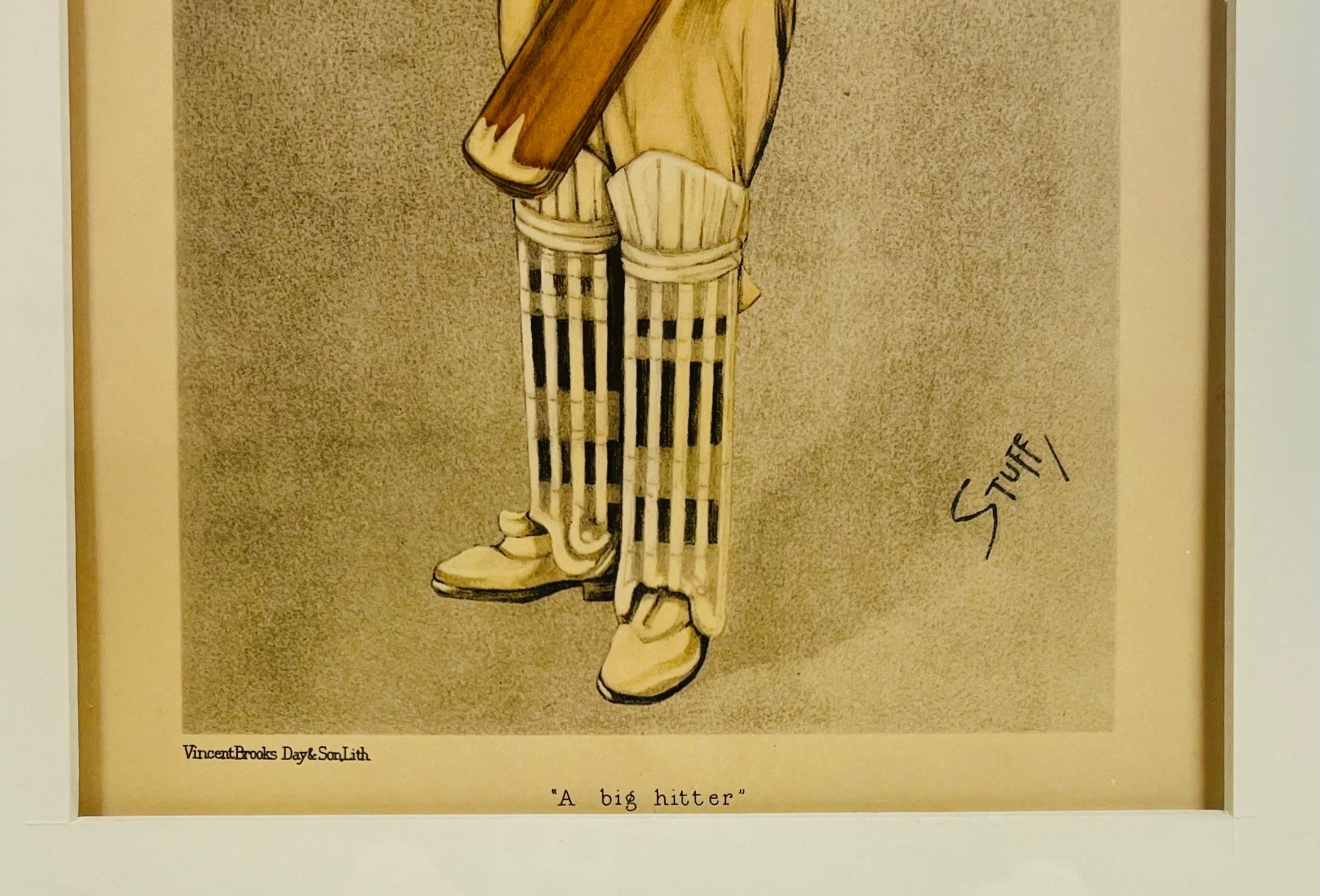 Vanity Fair A Big Hitter Men of the Day #543 Andrew E. Stoddart, Juli 09, 1892 im Angebot 1