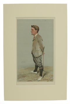 Vanity Fair Golf Print 'Horace Harold Hilton, Hoylake'