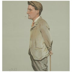 Vanity Fair Golf Print 'Horace Harold Hilton, Hoylake'