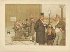 Vanity Fair Political Caricature by Spy, Westminster Terrace Scene, 1893