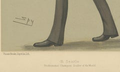 Vanity Fair Print 'H. Searle' Professional Champion Sculler of the World – 1889