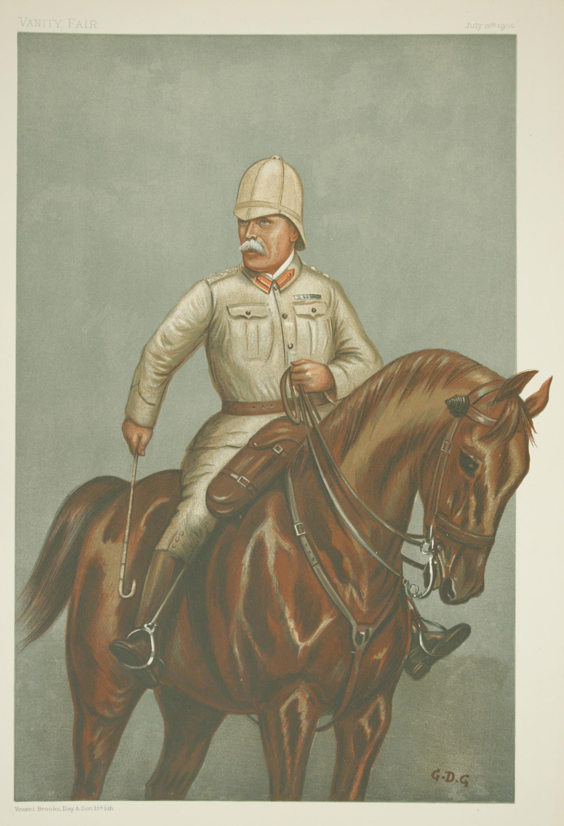 20th Century Vanity Fair, Military Print, the Cavalry Division For Sale