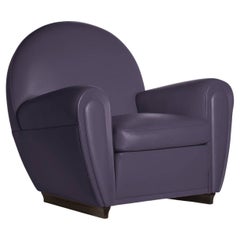 Vanity Fair XC Poltrona in Vera Pelle SC 255 Belladonna Violet