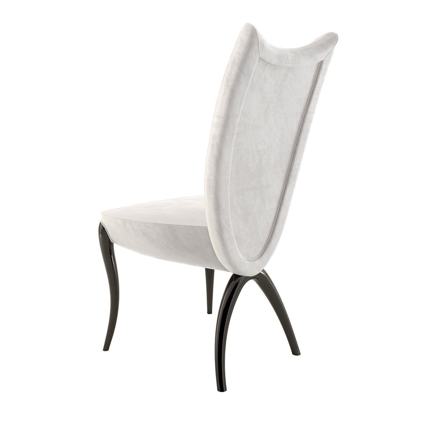 Modern Vanity Gray Chair by Hanno Giesler For Sale