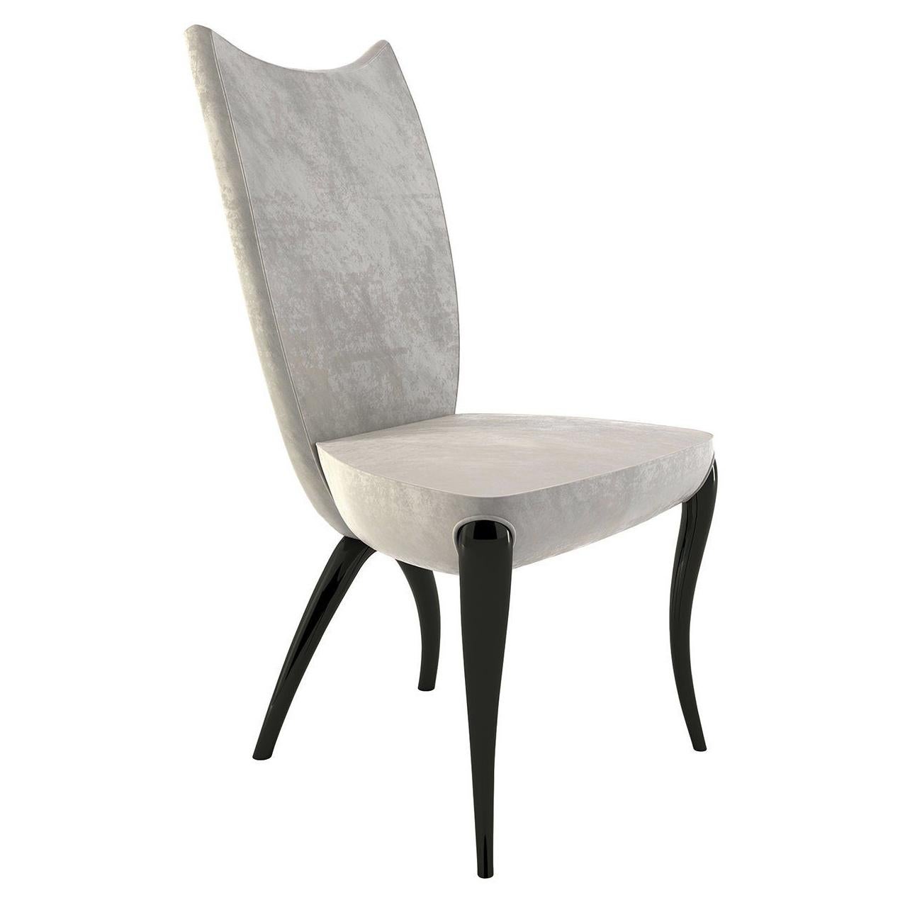 Vanity Gray Chair by Hanno Giesler