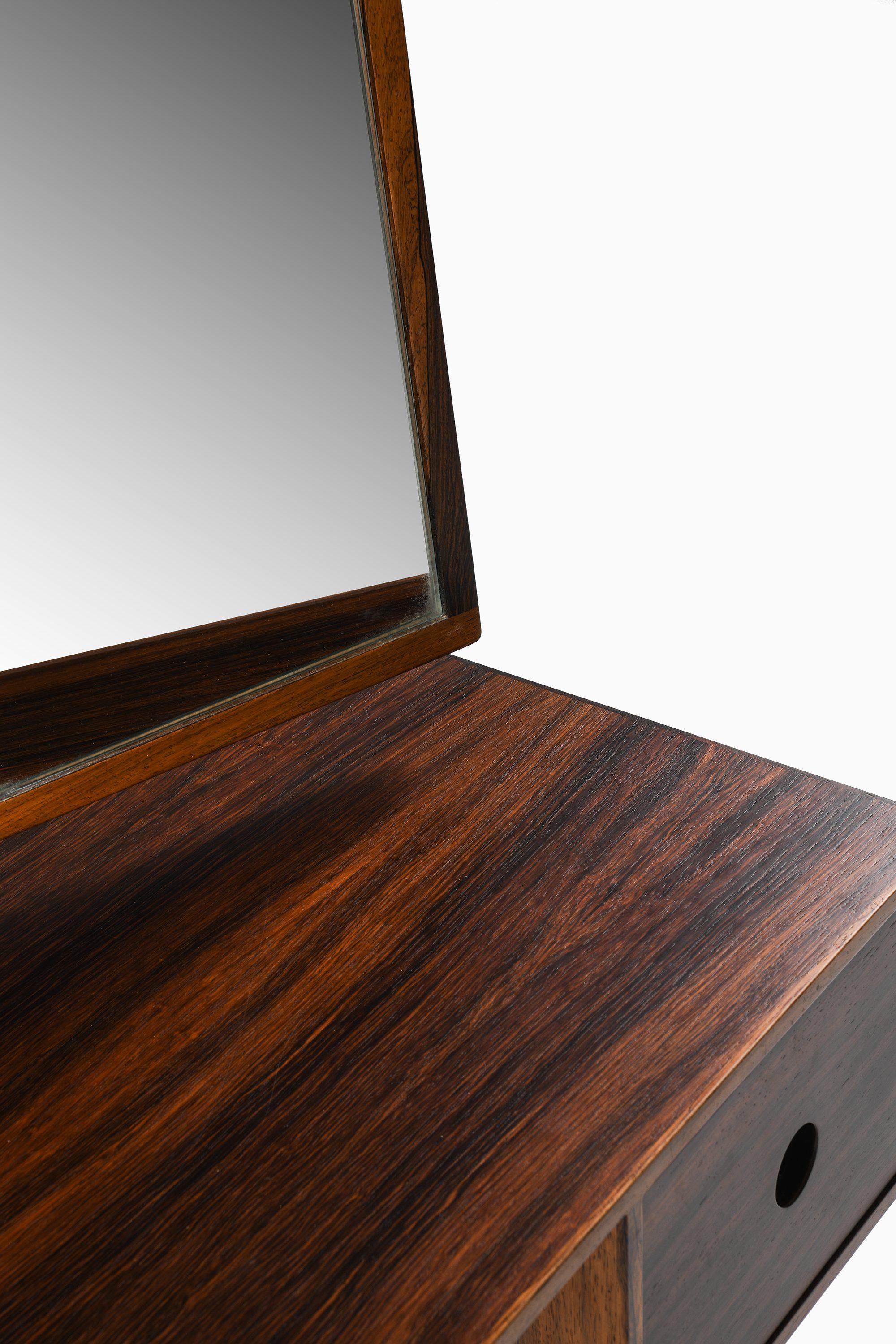 20th Century Vanity in Rosewood and Steel by Aksel Kjersgaard, 1950’s For Sale