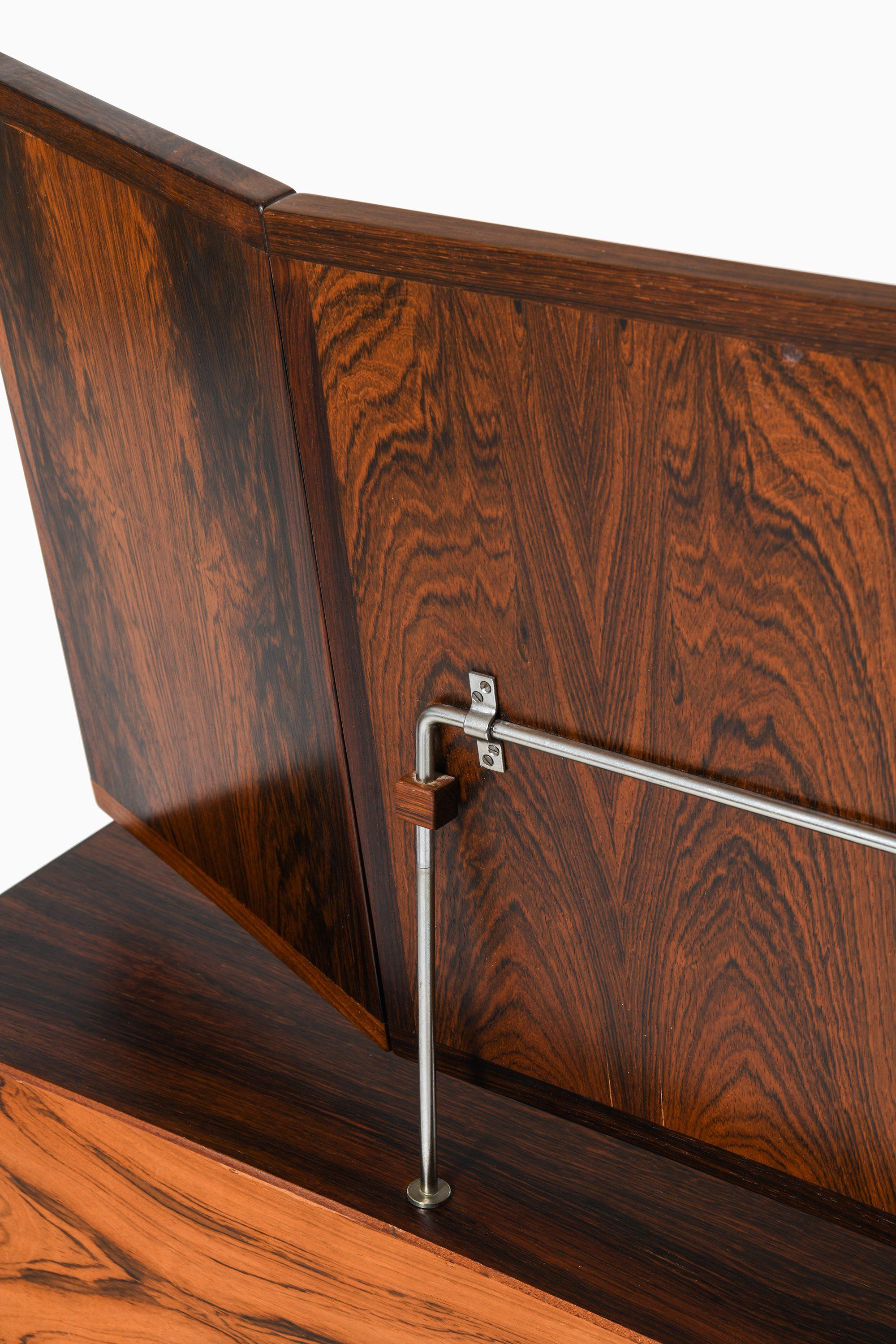 Vanity in Rosewood and Steel by Aksel Kjersgaard, 1950’s For Sale 2