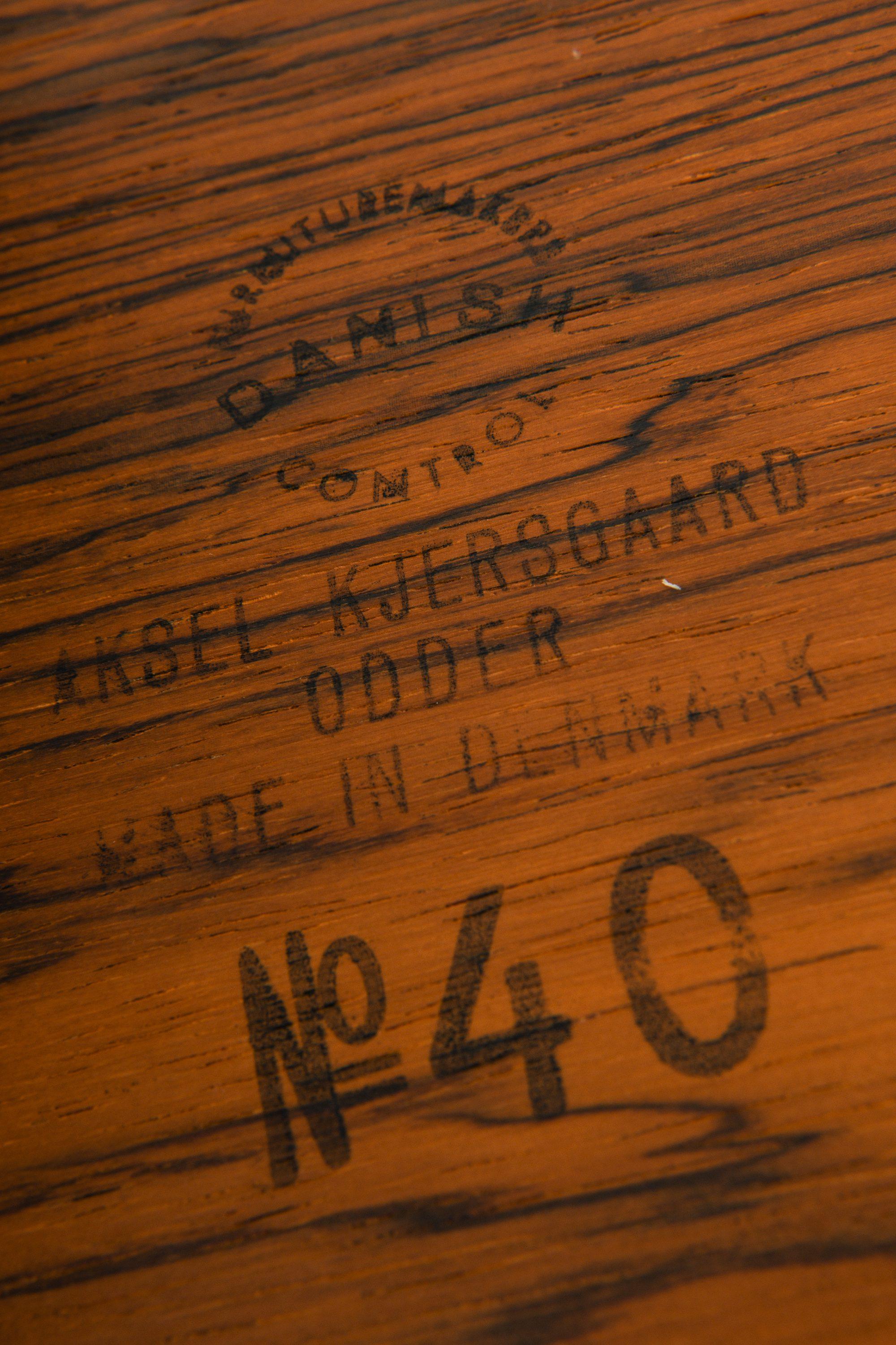 Vanity in Rosewood and Steel by Aksel Kjersgaard, 1950’s For Sale 3