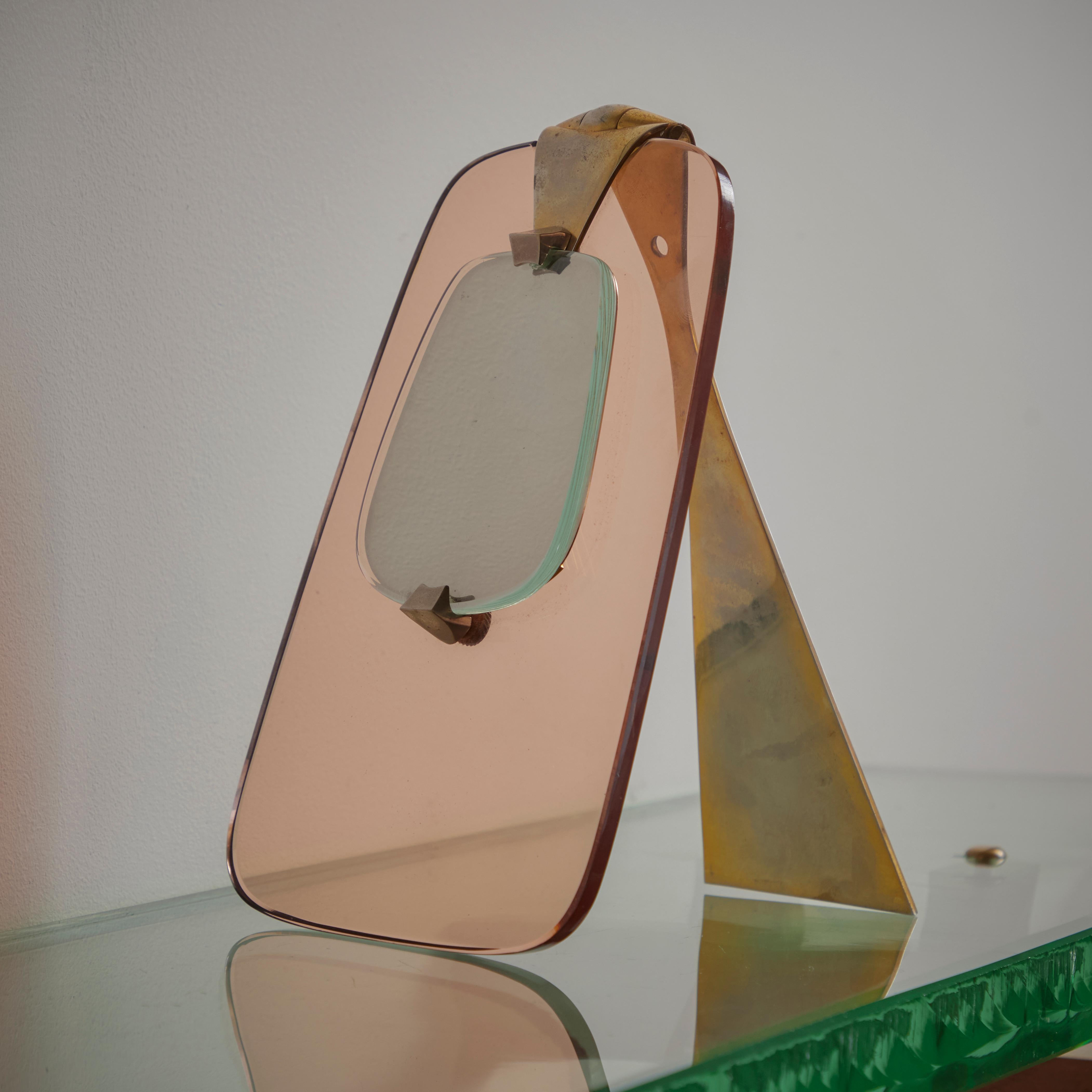 Mid-20th Century Vanity Mirror by Max Ingrand for Fontana Arte For Sale