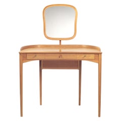 Vanity Model Birgitta by Carl Malmsten by Bodafors Sweden 1960's Oak