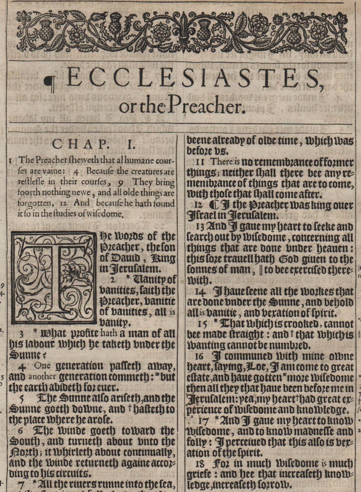 Ecclesiastes 1-2. Title. 