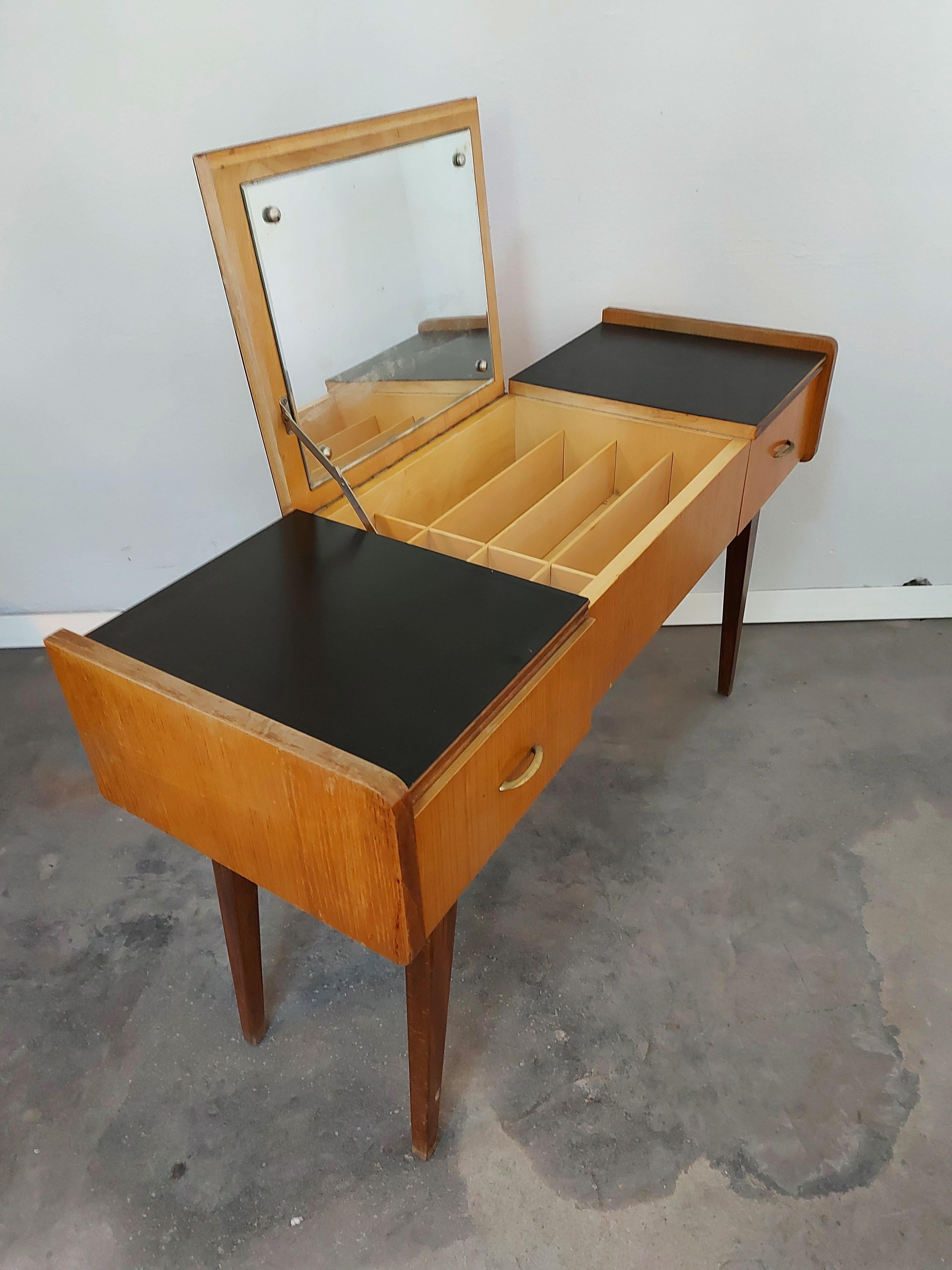 Mid-Century Modern Vanity Table/Side Table, 1960s