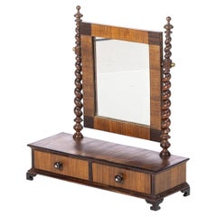 Vanity unit in mahogany wood - 19th century