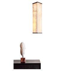 'Vanity' Wall-Light by on.Entropy, in Seamless White Marble and Bronze