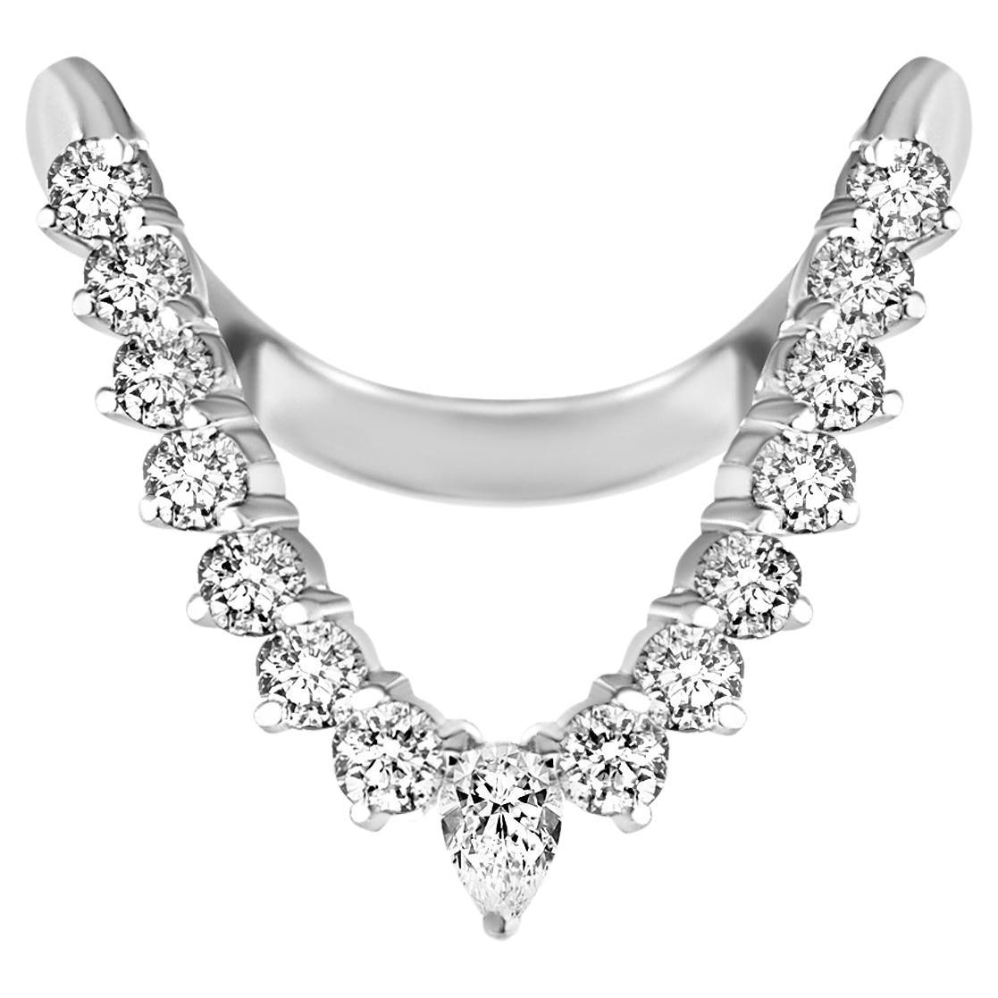 Vanki Diamond Ring - Fully Studded For Sale