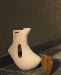 Vanko Vase in Bisqued White Stoneware by Muscellaneous