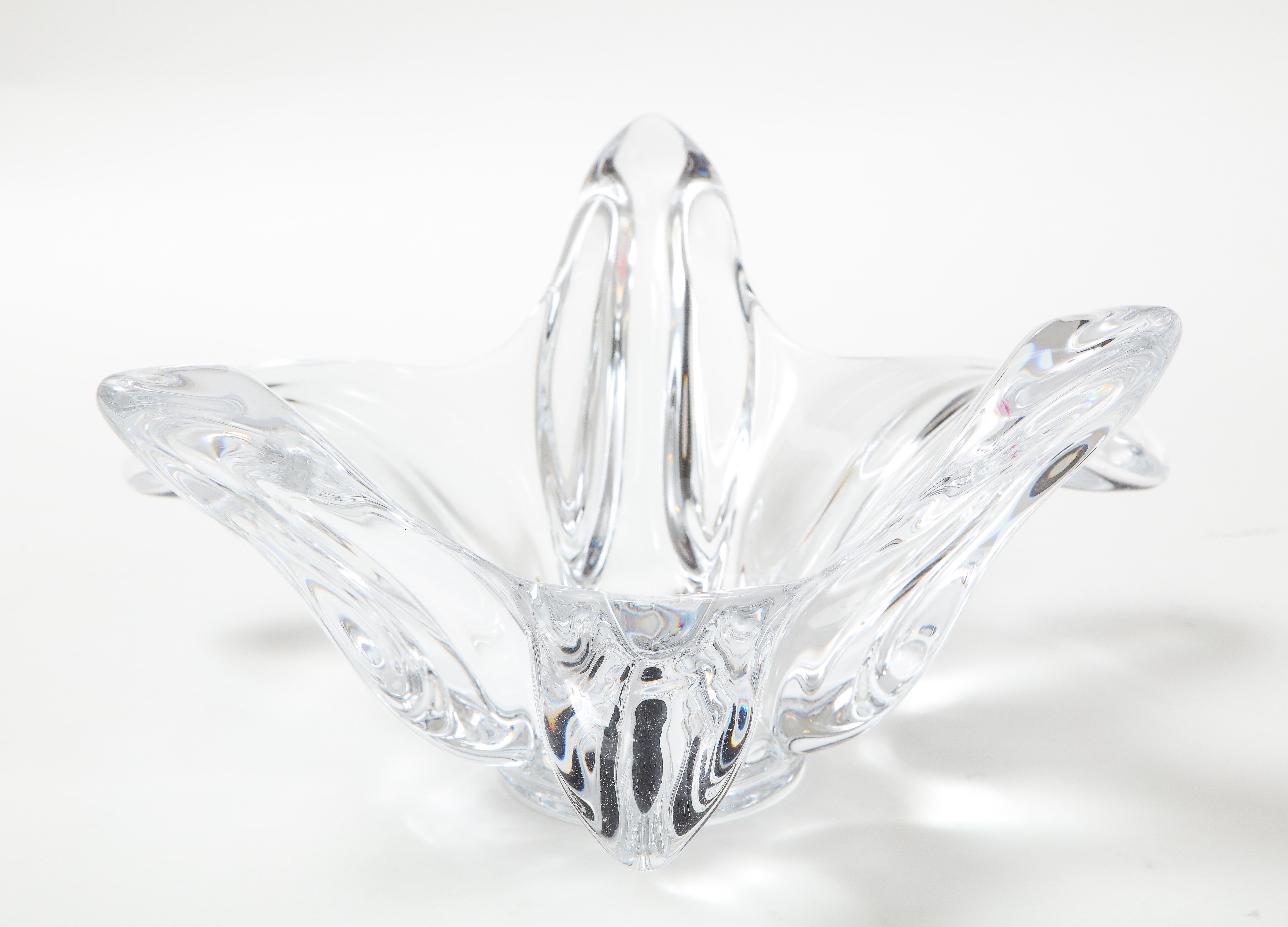 Moderne Bol à éclaboussures en cristal de Vannes en vente