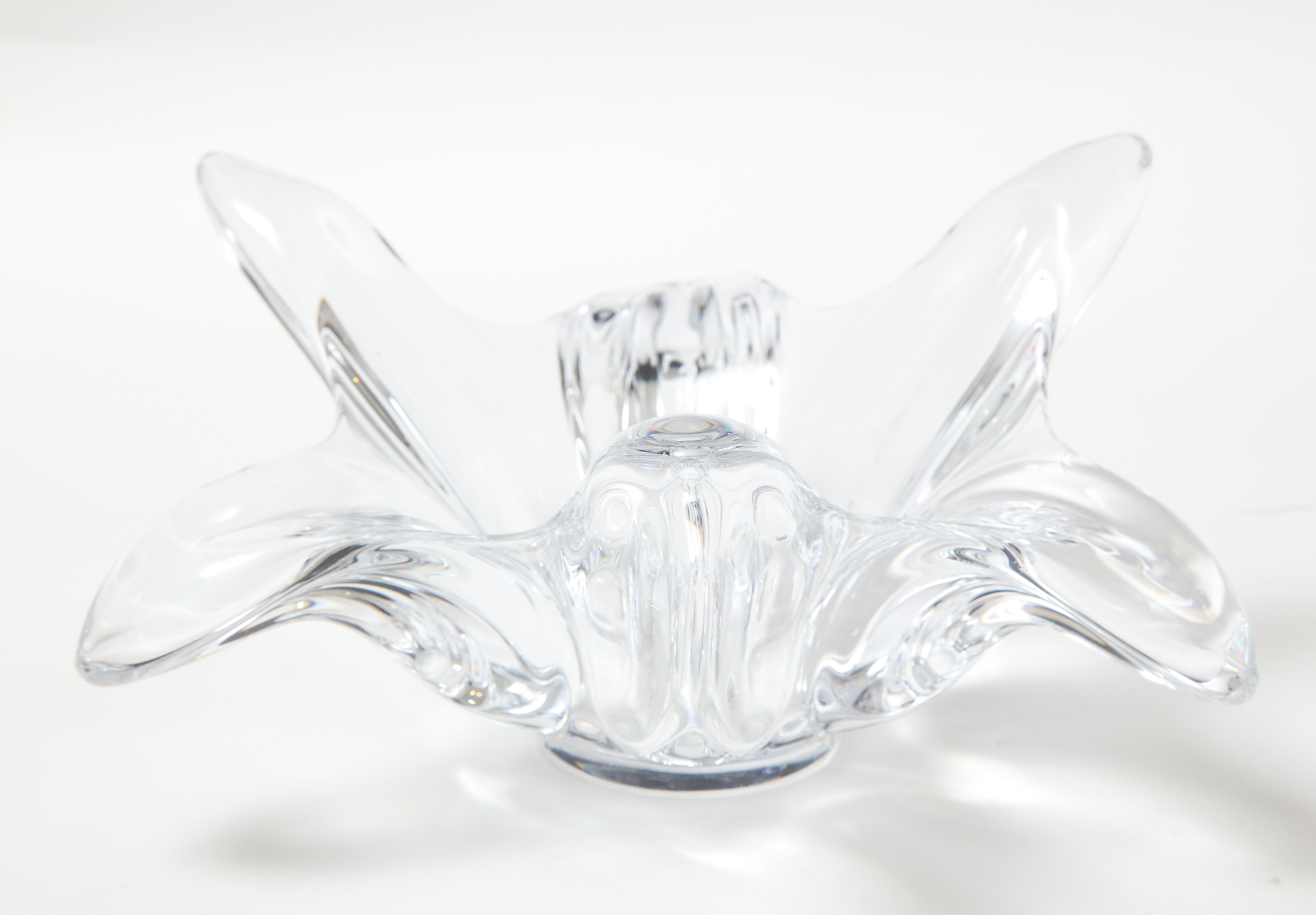 Modern Vannes Crystal Splash Bowl For Sale