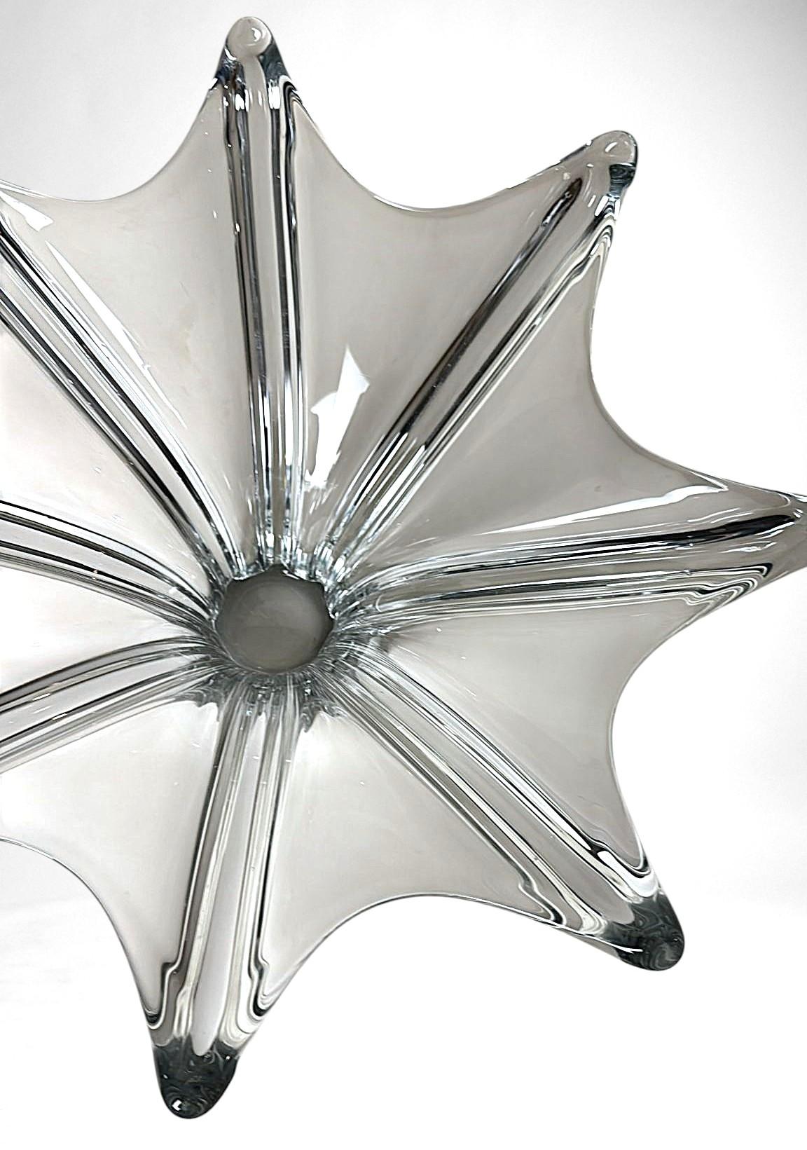 Vannes-le-Châtel, Centrotavola in cristallo di piombo delle Cristallerie francesi in vendita 6