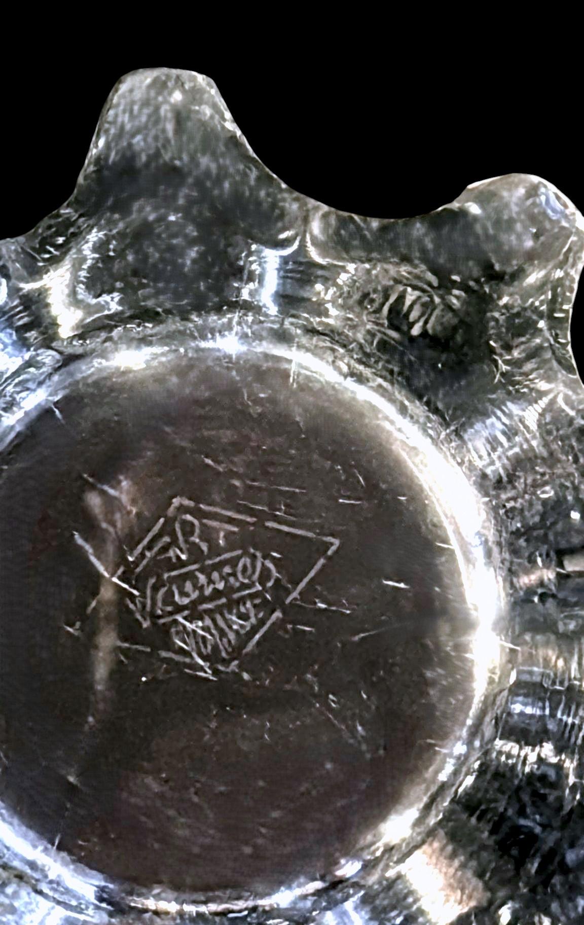 Vannes-le-Châtel, Centrotavola in cristallo di piombo delle Cristallerie francesi in vendita 8