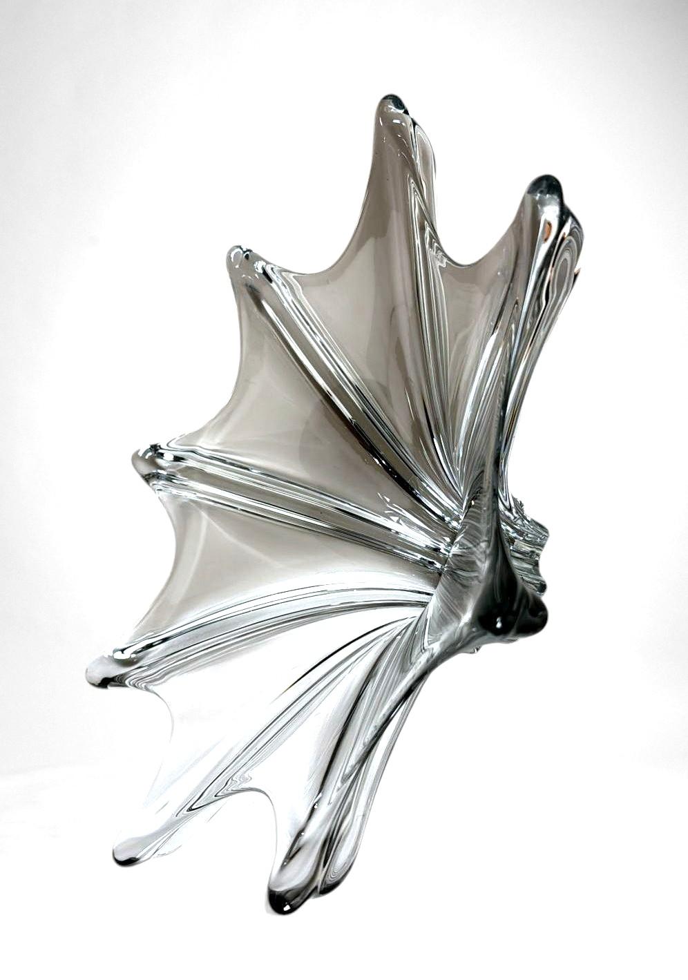 XX secolo Vannes-le-Châtel, Centrotavola in cristallo di piombo delle Cristallerie francesi in vendita