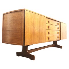 Vintage Vanson Sideboard Credenza by Peter Hayward Midcentury Teak, 1960s