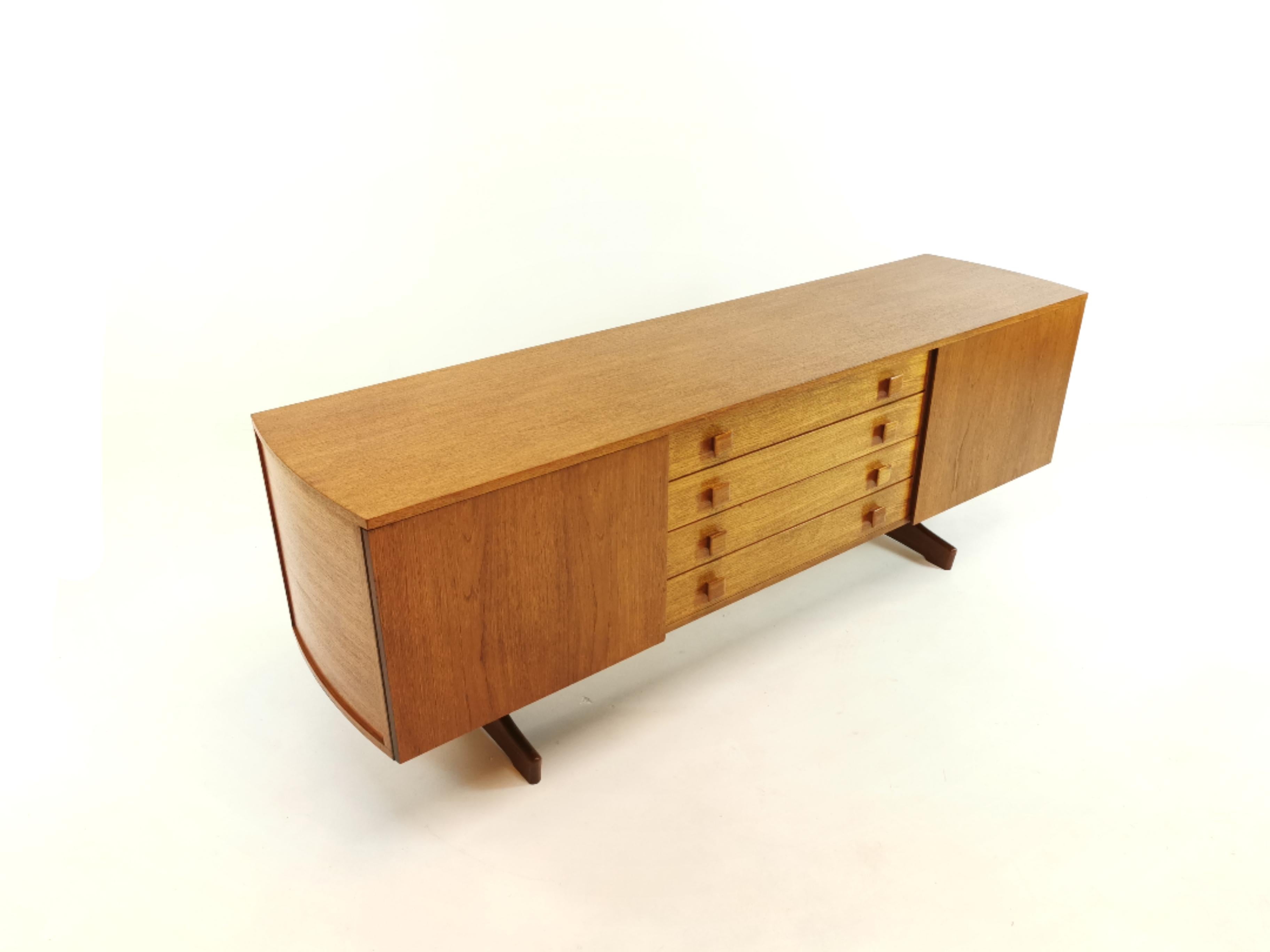 Vanson Sideboard Credenza by Peter Hayward Midcentury Teak, 1960s 2