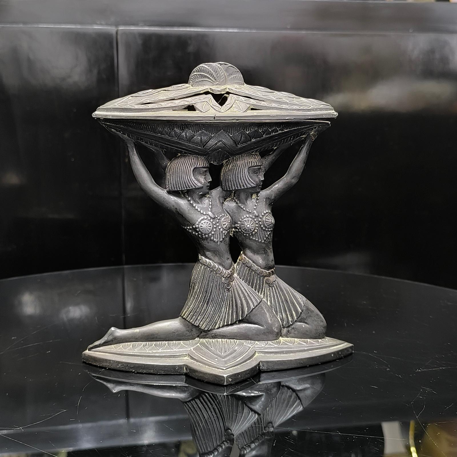 Francese Bruciaincenso Art Deco francese Vantines in vendita