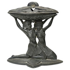 Vantines Französisch Art Deco Weihrauchbrenner