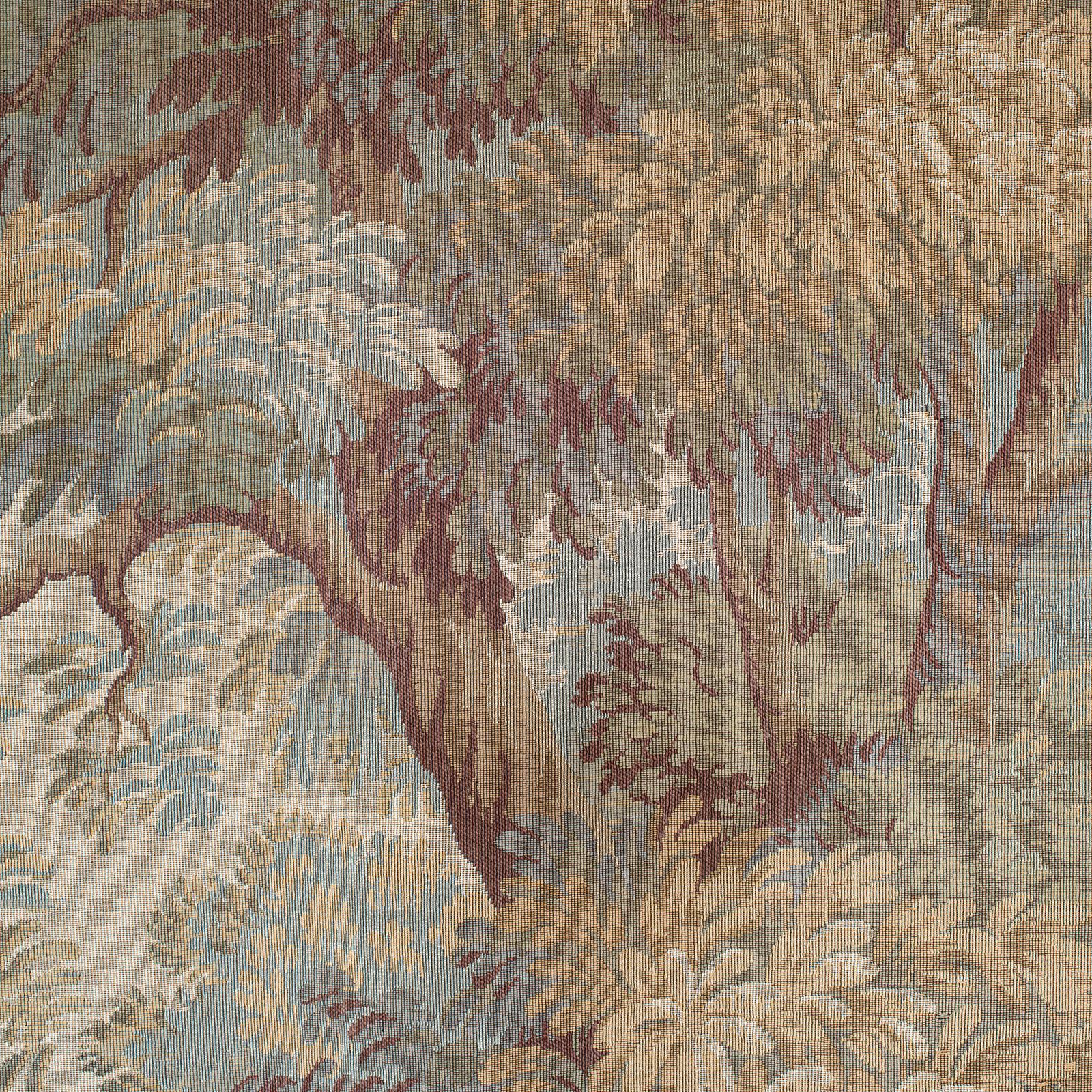vAntique Verdure Tapestry, Continental, Textile, Wall, Decorative, Victorian In Good Condition In Hele, Devon, GB