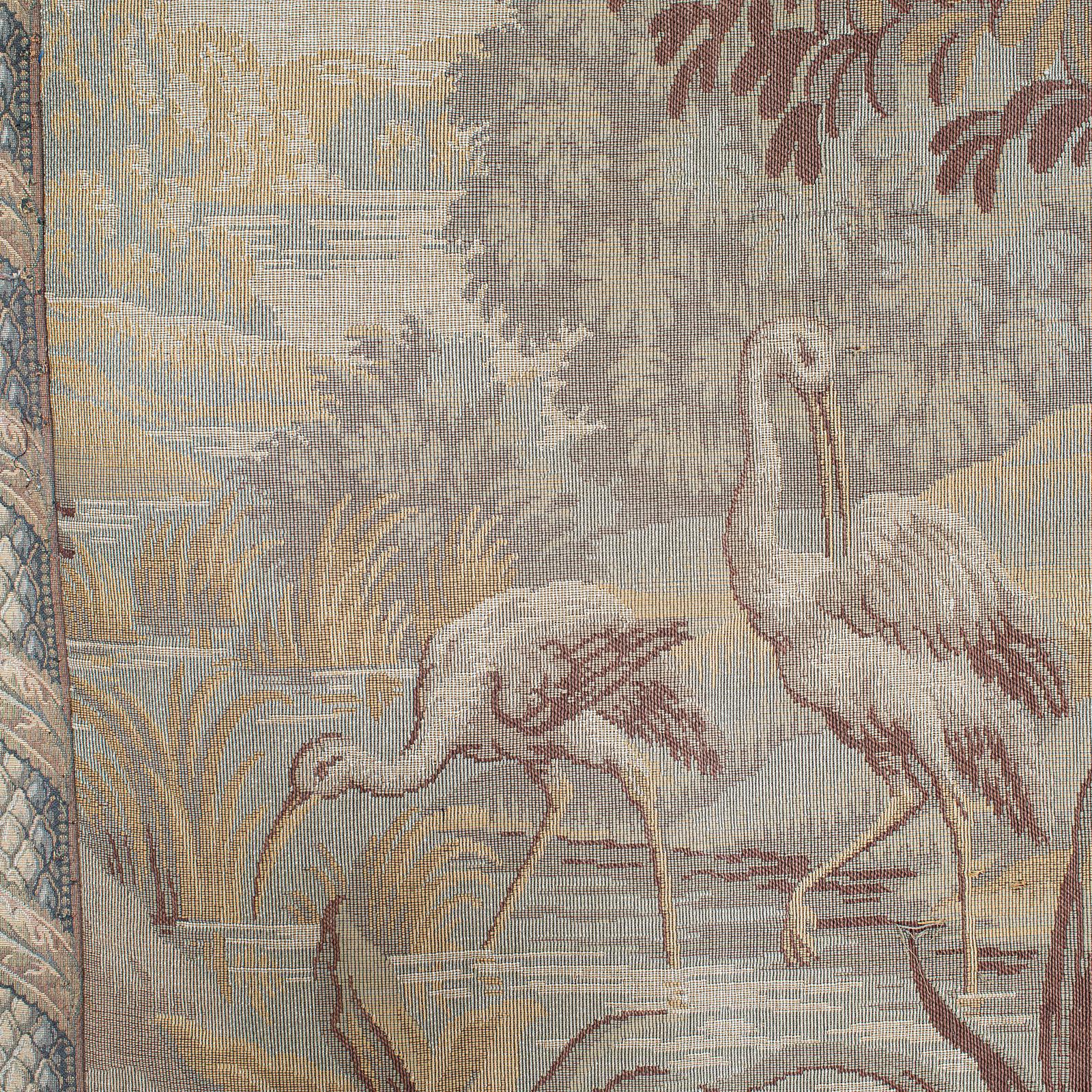 19th Century vAntique Verdure Tapestry, Continental, Textile, Wall, Decorative, Victorian