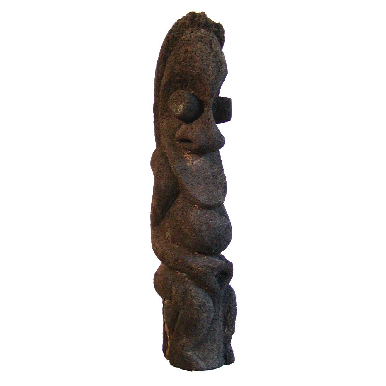 Hand-Carved Vanuatu Fernwood Grade Ritual Figure, Ambrym Island For Sale