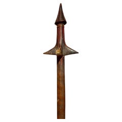 Antique Vanuatu War club pierces sternum Vanuatu/New Hebrides - Oceanic Art - Melanesia