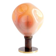 Vaporum Table Lamp in Iris Gold by BaleFire Glass