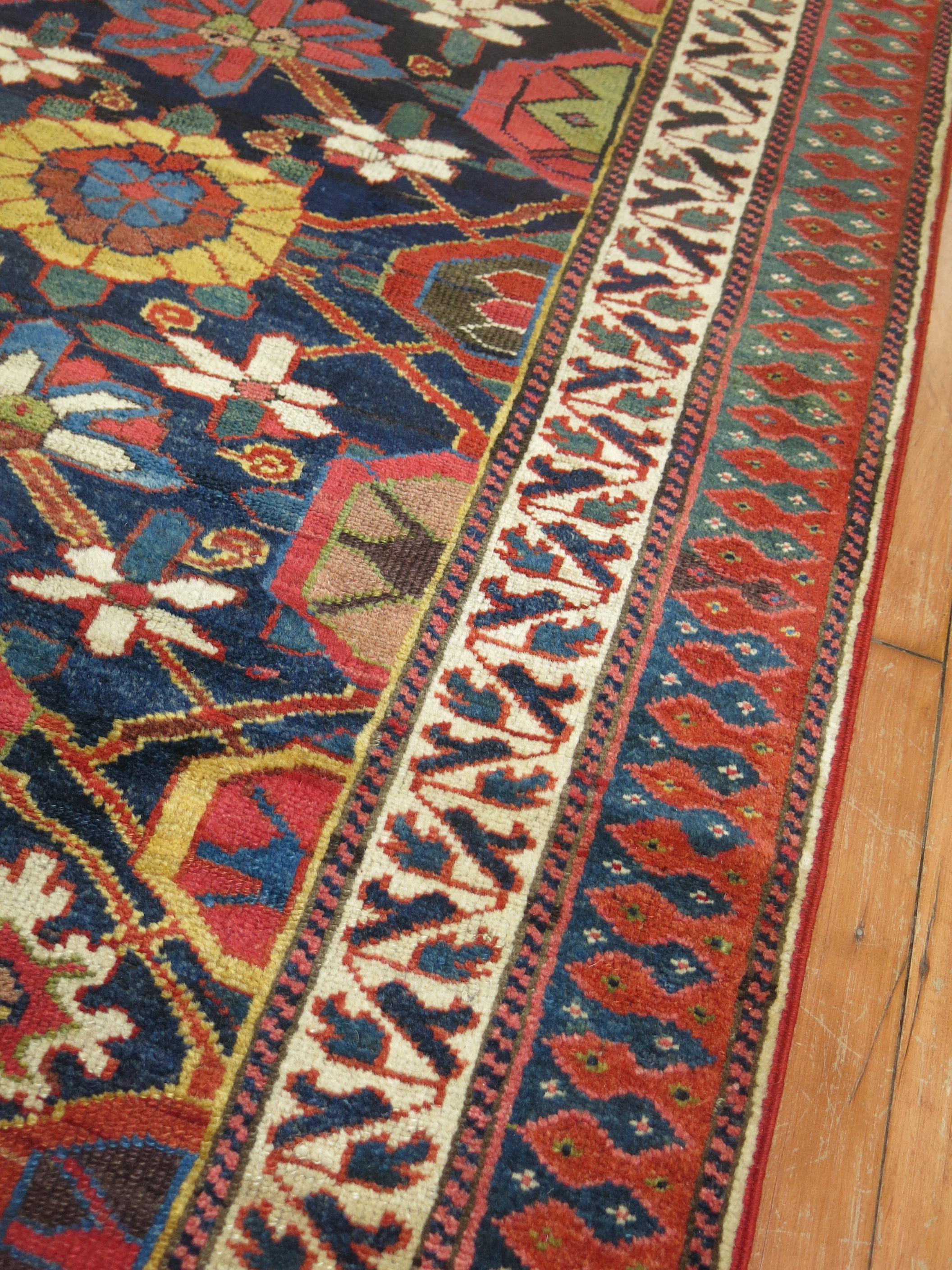 Varamin Northwest Antique Persian Runner In Good Condition For Sale In New York, NY
