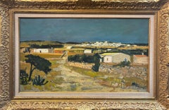 Landscape by Vérène Mettler - Oil on canvas 46x80 cm
