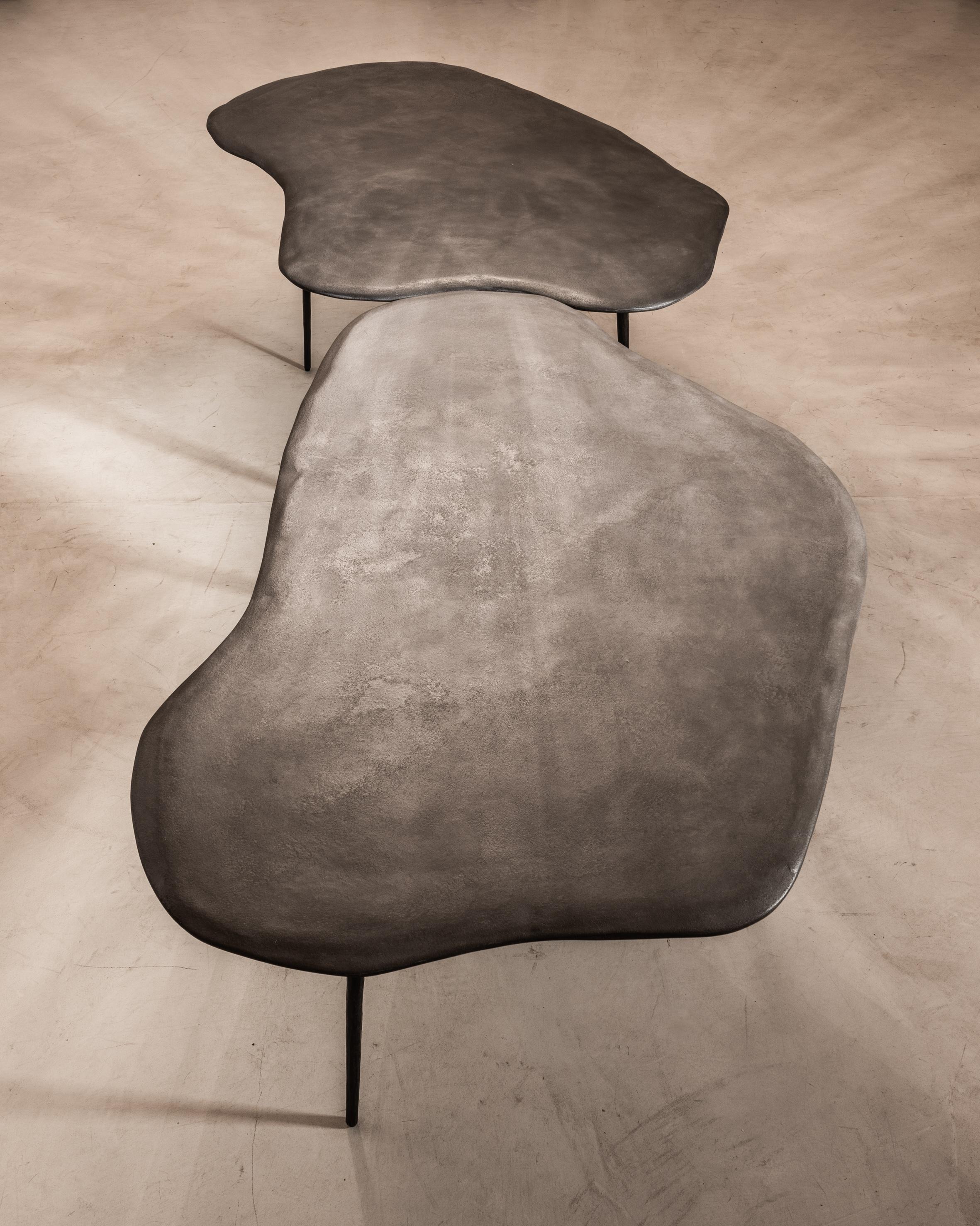 Stone Varenna Table C by Studio Emblématique For Sale
