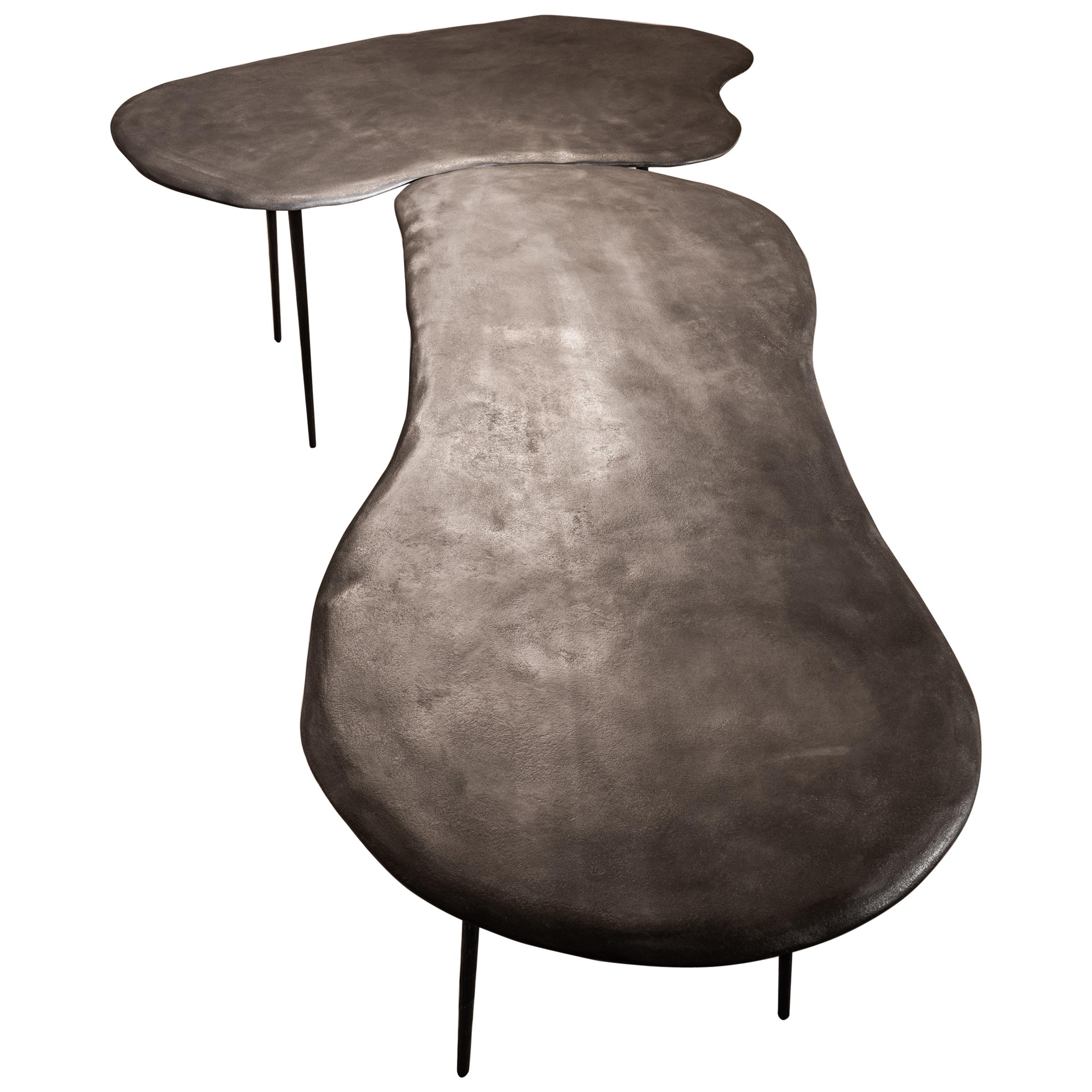 Duo de tables Varenna par Studio Emblématique