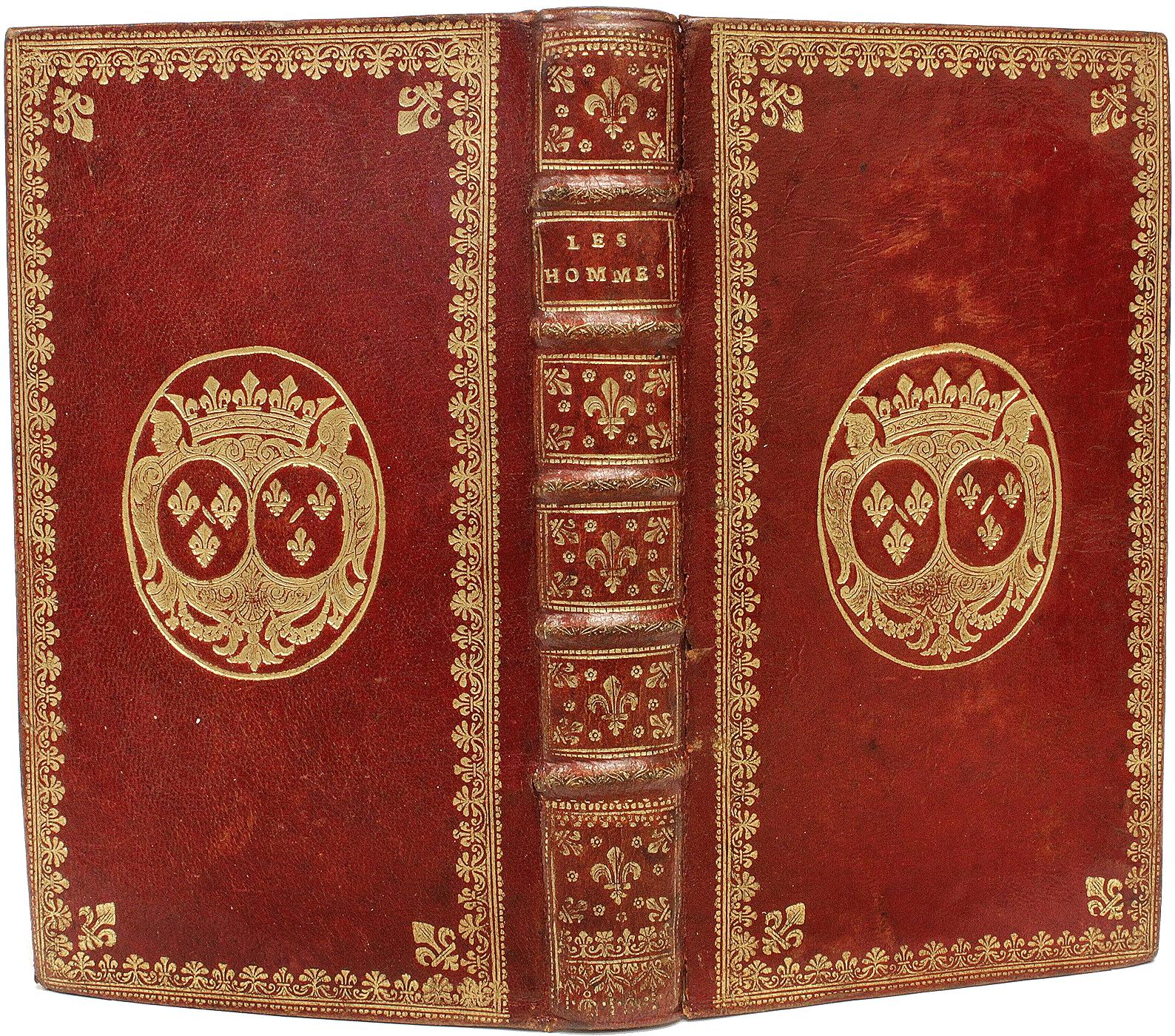Early 18th Century VARENNES. Les Hommes. 1712 - 1st ED - WITH THE GILT ARMS OF LOUIS XIV's DAUGHTER For Sale