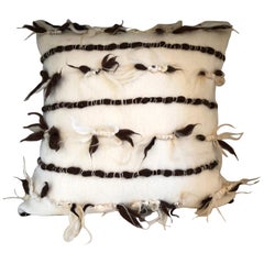 "Varese" Wool Pillow by Le Lampade
