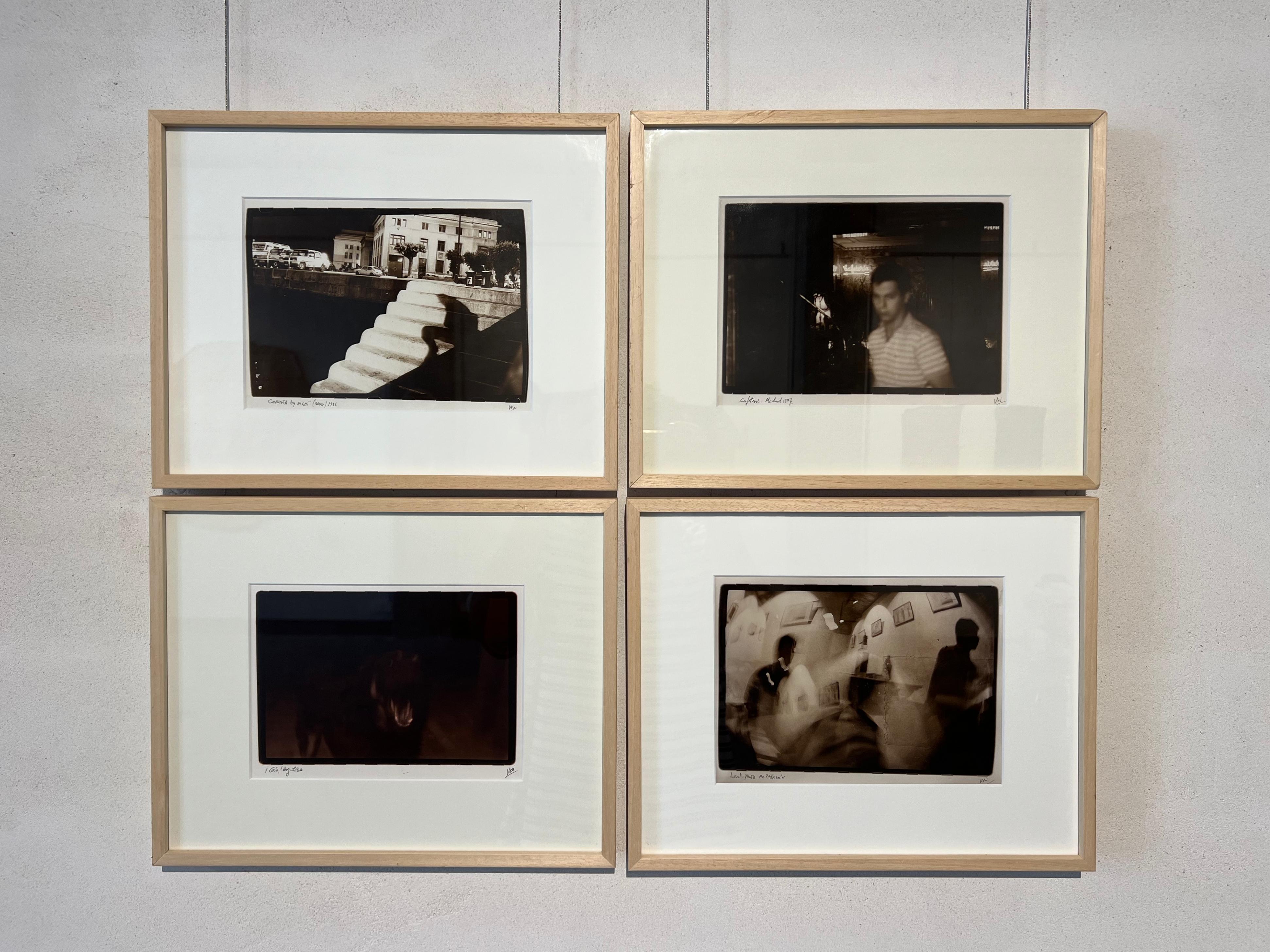 Photographie ancienne, gélatine au bromure d'argent, unique, café multiexposition en vente 1